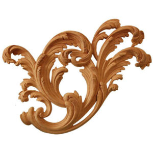 Rococo Centre Spray Wood Applique