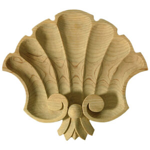 Extra Large Scalloped Shell Shield