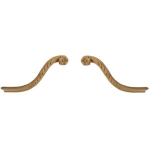 Kingsize Swan Neck Pediment Rail