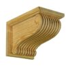 Large Reeded Ceiling Corbel with Capping