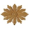 Large Art Deco Style Carved Wooden Sunburst