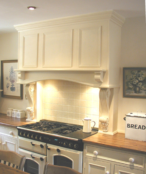 Complimentary style! In a plain and simple kitchen, these eyecatching corbels (PN704) add a beautiful dimension to this arrangment.