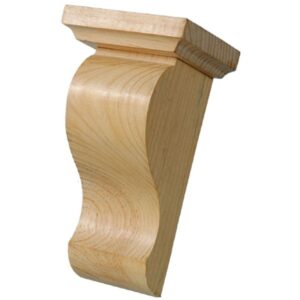 Medium Zen Corbels with Capping add distinction to interior design with their simple shape and smooth feel.