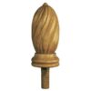 Large Spiral Reeded & Fluted Newel Post Knob