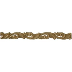 Acanthus Leaf Fret Carved Wood Moulding