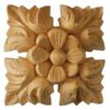 Square Classical Victorian Patera Wood Applique